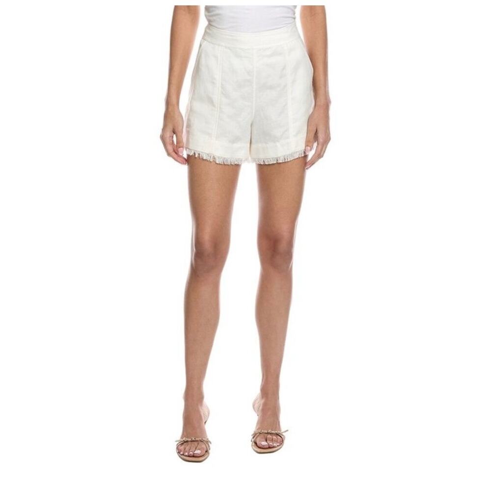 Simkhai Dax Linen Blend Short White Size M